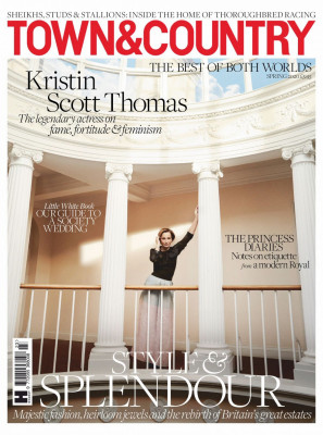 KRISTIN SCOTT THOMAS in Town &amp; Country Magazine, UK March 2020