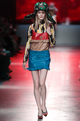 Kristina Grikaite - Prada Autumn/Winter 2018 Fashion Show in Milan