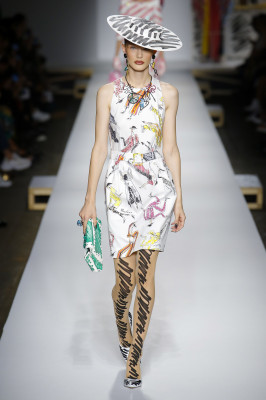 Kristina Grikaite - Moschino Spring/Summer 2019 Fashion Show in Milan