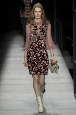 Kristina Grikaite - Bottega Veneta Autumn/Winter 2018 Fashion Show in Milan