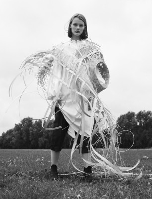 Kristina Grikaite - photoshoot for Vogue China, by Ben Toms