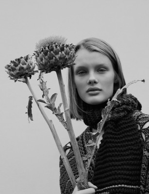 Kristina Grikaite - photoshoot for Vogue China, by Ben Toms