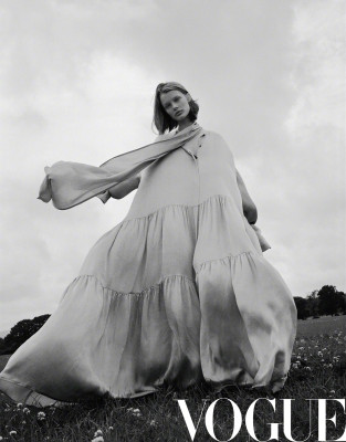 Kristina Grikaite - photoshoot for Vogue China, by Ben Toms