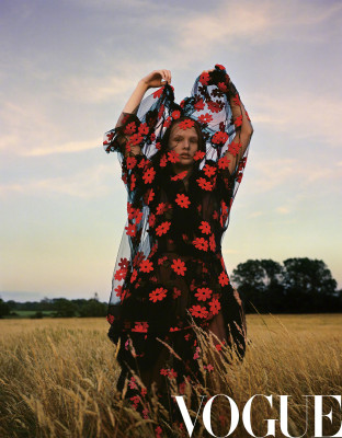 Kristina Grikaite - photoshoot for Vogue China, by Ben Toms