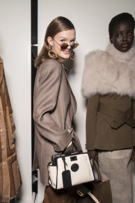 Kristina Grikaite - Fendi Autumn/Winter 2018 Fashion Show in Milan
