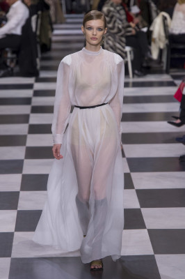 Kristina Grikaite - Dior Spring/Summer 2018 Fashion Show in Paris