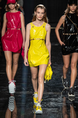 Kristina Grikaite - Versace Pre-Fall 2019 Fashion Show in New York