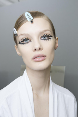 Kristina Grikaite - Dior Spring/Summer 2018 Fashion Show in Paris