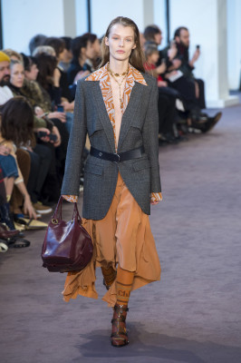 Kristina Grikaite - Chloe Autumn/Winter 2018 Fashion Show in Paris 