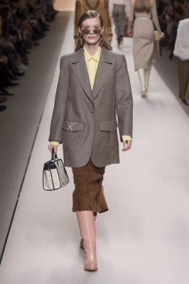 Kristina Grikaite - Fendi Autumn/Winter 2018 Fashion Show in Milan