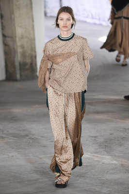 Kristina Grikaite - Sacai Menswear Spring/Summer 2019 Fashion Show in Paris