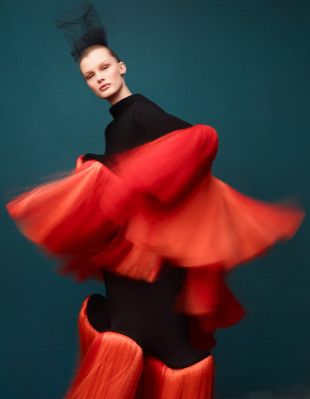Kris Grikaite - for Vogue China January 2019 by Solve Sundsbo 