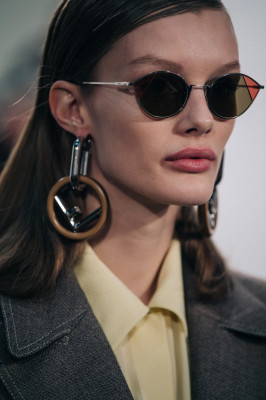 Kristina Grikaite - Fendi Autumn/Winter 2018 Fashion Show in Milan