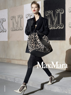 Kristina Grikaite - for Max Mara Fall Winter 2018 Campaign by Steven Meisel