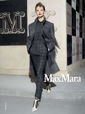 Kristina Grikaite - for Max Mara Fall Winter 2018 Campaign by Steven Meisel