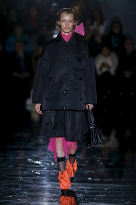 Kristina Grikaite - Prada Autumn/Winter 2018 Fashion Show in Milan