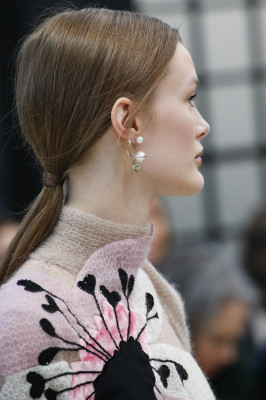 Kristina Grikaite - Valentino Autumn/Winter 2018 Fashion Show in Paris 