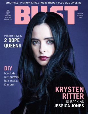 KRYSTEN RITTER in Bust Magazine, March 2018