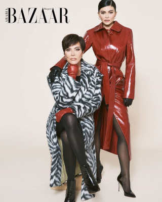 KRIS and KYLIE JENNER for Harper’s Bazaar Magazine, Arabia July/August 2019