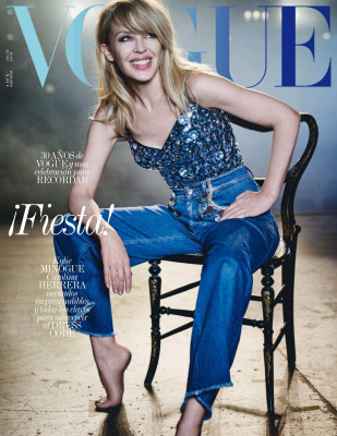 Kylie Minogue – Vogue Spain July 2018