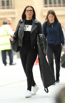 Kym Marsh in Casual Outfirt – Arriving at the BBC Studios in London 07/06/2020