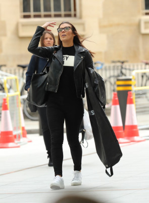 Kym Marsh in Casual Outfirt – Arriving at the BBC Studios in London 07/06/2020
