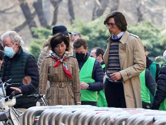 Lady Gaga - On the Set of &quot;House of Gucci&quot; in Italy