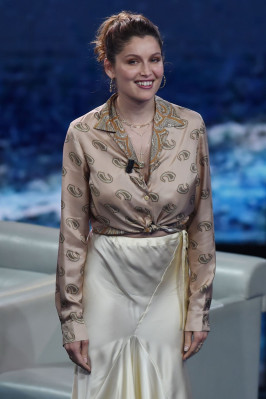 LAETITIA CASTA at Che Tempo Che Fa Show in Milan 