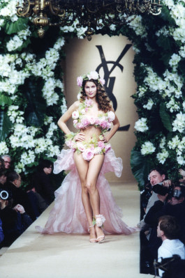 Laetitia Casta - YSL Haute Couture S/S 1999
