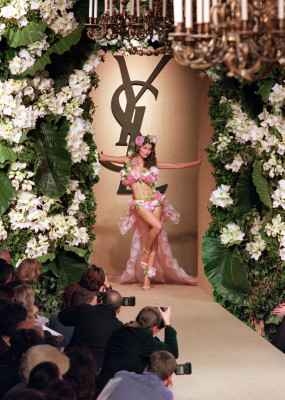 Laetitia Casta - YSL Haute Couture S/S 1999