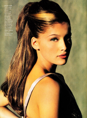 Laetitia Casta by Herb Ritts for US Vogue // November 1995.