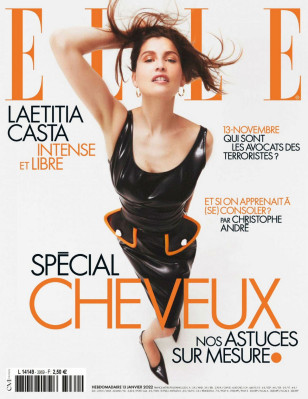 Laetitia Casta by Julien Vallon for Elle France (January 2022)