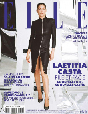 LAETITIA CASTA in Elle Magazine, France January 2020