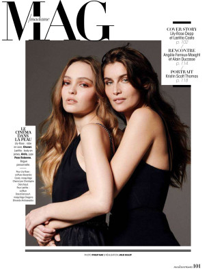 Lily-Rose Depp and Laetitia Casta – Madame Figaro