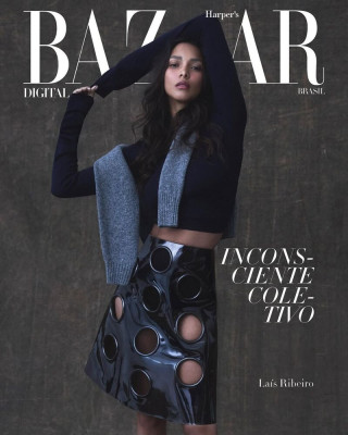 Lais Ribeiro for Harper's Bazaar Brazil May 2025 by Paulo Vainer