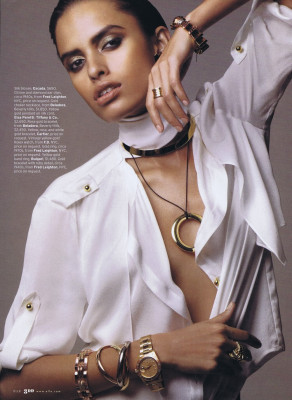Lakshimi Menon ~ US Elle December 2010 by Horst Diekgerdes