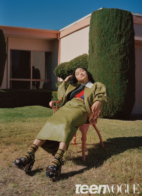 LANA CONDOR in Teen Vogue Magazine, January 2020
