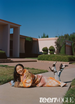 LANA CONDOR in Teen Vogue Magazine, January 2020
