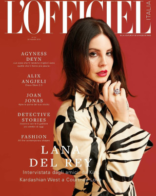 Lana Del Rey for LOfficiel USA (2018) by Mick Rick 