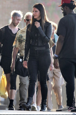 Lana Del Rey - Music Video &#039;Don&#039;t Call Me Angel&#039; - On The Set in LA 07/13/2019