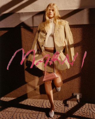 Lara Stone for Marni Spring/Summer 24 Volume 2 collection