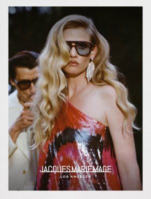 Lara Stone for Jacques Marie Mage