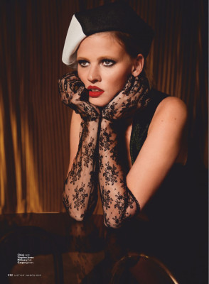 Lara Stone – InStyle US March 2019