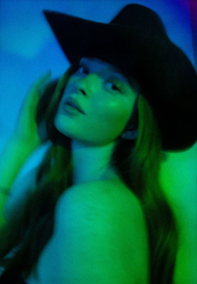 LARSEN THOMPSON for Love Magazine Facetime Photoshoot, May 2020