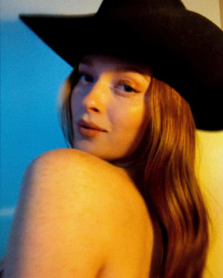 LARSEN THOMPSON for Love Magazine Facetime Photoshoot, May 2020