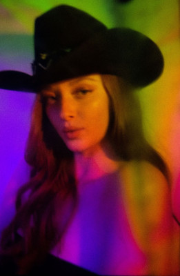 LARSEN THOMPSON for Love Magazine Facetime Photoshoot, May 2020