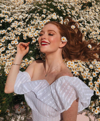 Larsen Thompson – Marc Jacobs Daisy Sunshine Collection 2019 (more pics)