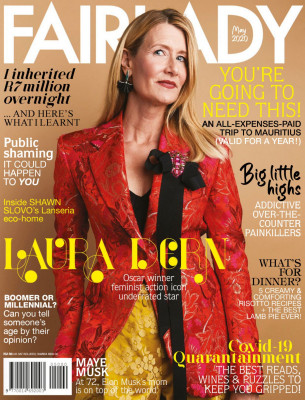 LAURA DERN in Fairlady Magazine, May 2020