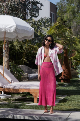 LAURA HARRIER in Architectural Digest Magazine, April 2020