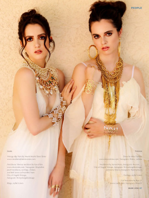Laura Marano and Vanessa Marano – Miami Living Magazine August 2019 Issue